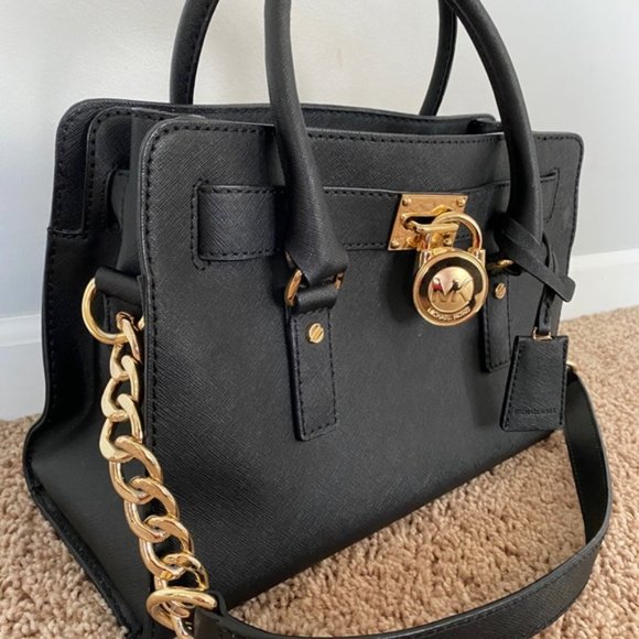 LIKE NEW Michael Kors Hamilton Satchel Bag - Picture 2 of 5